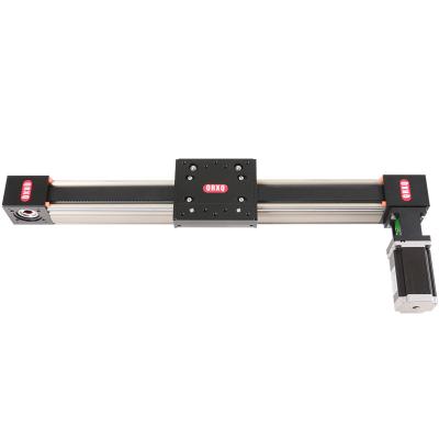 China Garment Shops Linear Rail Module 50mm--1500mm Include Belt Driven Motorized Stepper Motor Load 30kg Speed ​​500mm/s Free Shipping Linear Stage for sale