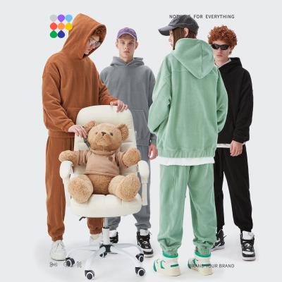 China Oversized Sweatshirts Sherpa Hoody Oversized Front Pocket Sherpa Pullover Winter Anti-pilling Sherpa Pullover for sale