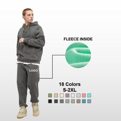 China Pleated Multiple Colors Thick Plus Size Heavy Sweatpants Drawstring Striped Sweatpants Unisex Fleece Inside Unisex Sports Tracksuit for sale