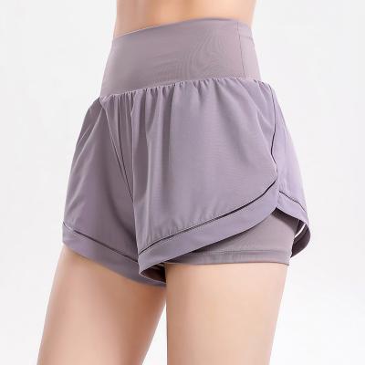 China Wholesale Women Breathable Double Layer Running Sports Exercise Activewear Shorts Quick Dry For Women Workout for sale