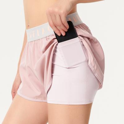 China 2021 Breathable Women Shorts Mesh Patchwork Women Shorts Quick Dry With Pattern Sweated Woman Shorts Jogger for sale