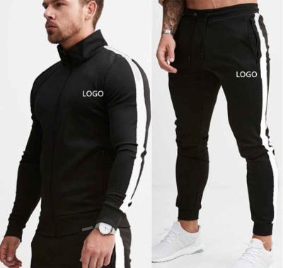 China Factory Wholesale Breathable Customized Design Common Wear Men's Tech Sweatsuit Sets Training And Jogging Wear for sale