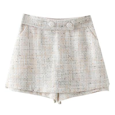 China Viable K006 Twill New 2021 Stylish Soft Shorts Women Casual Match All Tweed Saias Clothing 11 for sale