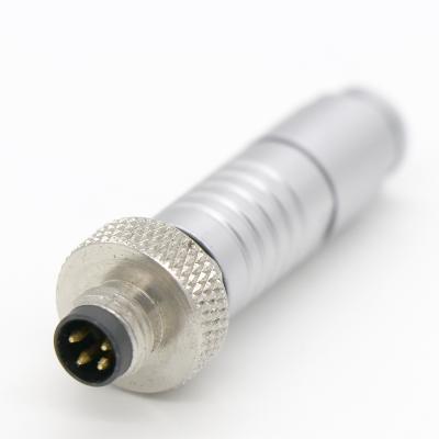 China Welding Wire Automatic Circular Type Male And Female Head Bend Relief M8 Waterproof Mental Connector M8G for sale