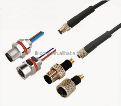 China M5 automotive connector, waterproof circle connector, M5 cable connector for sale