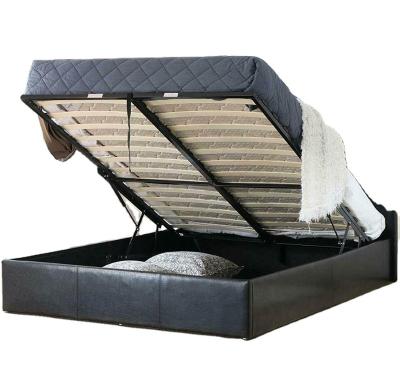 China Black Storage Ottoman Bed Frame With Mattress for sale