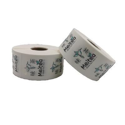 China Custom Waterproof Manufacturers Private Label Printing Logo Adhesive Roll Labels Stickers for Packaging for sale