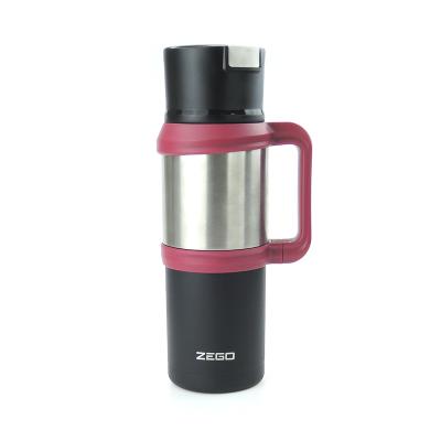 China Sustainable Easy To Carry Large Volume Of Stainless Steel Travel Jar Vacuum Flask for sale