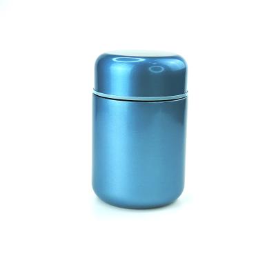 China Sustainable Thermos Food Jar With Double Wall Gold Thermos Flask Stainless Steel Water Bottles With Tea Filter for sale