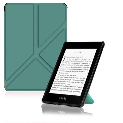 China Kindle Paperwhite Origami Case Durable Full Cover PU Leather Smart Cover With Auto Sleep Wake Fit Kindle Paperwhite 10th Gen for sale