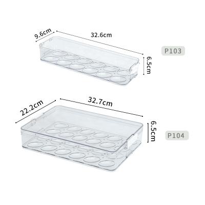 China Plastic Freshness Keeping Clear Drawer Organizer Tray For Cabinet Easy To Clean Super Clear Safe Material To Keep Fresh Stackable Locked Lid for sale