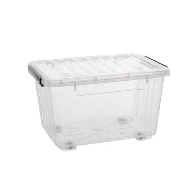 China Durable Waterproof Kids Toy Large Transparent Plastic Storage Box For Large Toys Box Plastic Large for sale