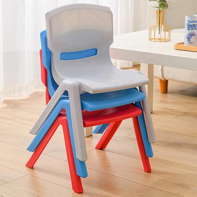 China Sustainable Children Chair Plastic Stackable Baby Chair Dining Seat For Kindergarten Customized Logo Snap Furniture for sale