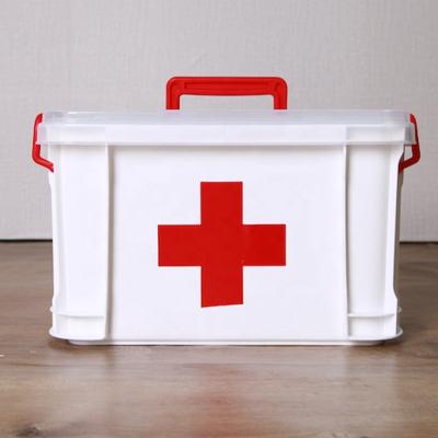 China Viable Good Quality Universal First Aid Health Care Kit First Aid Devices Plastic Storage Box Storage Box for sale