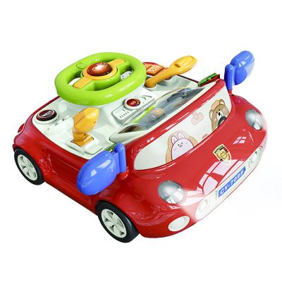 China Electric multi-function kids driving cars steering wheel with light and music for baby toys G1004 for sale