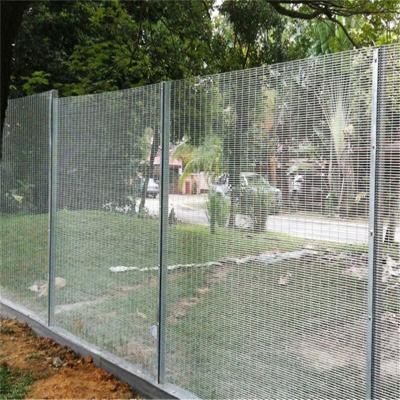 China Clearvu Barrier High Security 358 Galvanized Anti Climb Barrier Easily Assembled Plastic Metal for sale