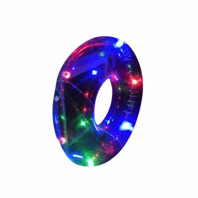 China Outdoor Activities Hot Selling Ring Toys Inflatable Swimming Ring With LED for sale