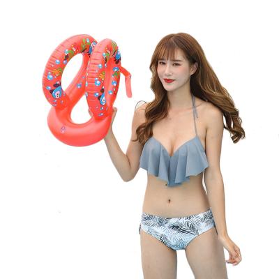 China Outdoor Activities Sell Well Large Size Inflatable Vest PVC Life Jacket Inflatable Swimming Vest For Adult for sale