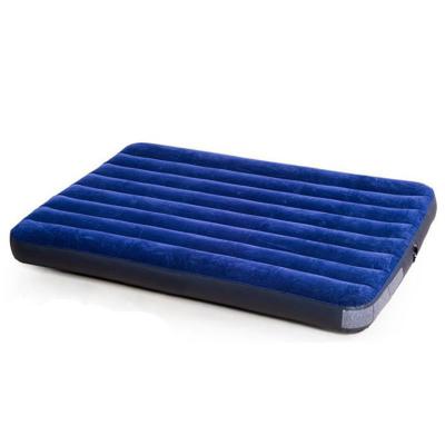 China Outdoor Activities Fashion Hot Selling PVC Flocking Invation Air Bed Self Inflated Air Mattress Double Double for sale