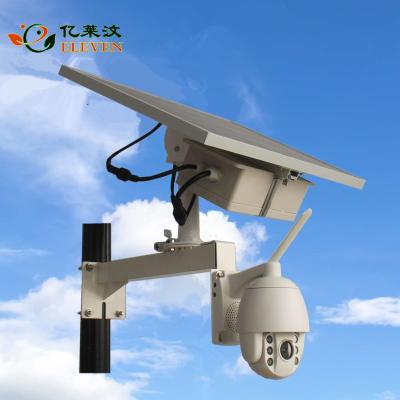 China Best Outdoor Wireless Solar Power IP Cameras Built-in Siren Installed on Pole or Wall for sale