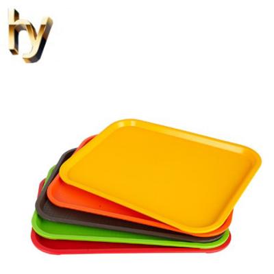 China Rectangular Fast Food Restaurant Home Restaurant Canteen Home Rastaurant Hotel Food And Beverage Tray for sale