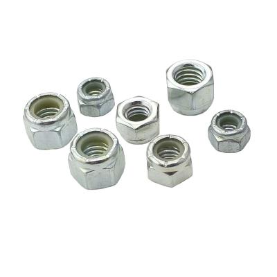 China ANSI/ASME B18.16.6 China Heavy Industry Factory Nylon Nylon Lock Nuts Hex Check Nut Self Lock Nuts for sale