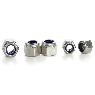 China Heavy Industry High Precision DIN985 M2-m48 Stainless Steel Nylon Hex Insert Lock Nut for sale