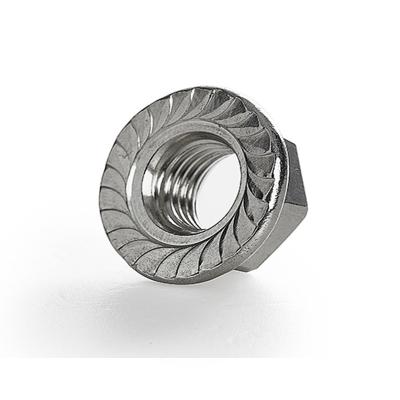 China Heavy industry china factory direct fastener metal hex flange nut galvanized custom m3-m20 hexagon flange lock nut for sale