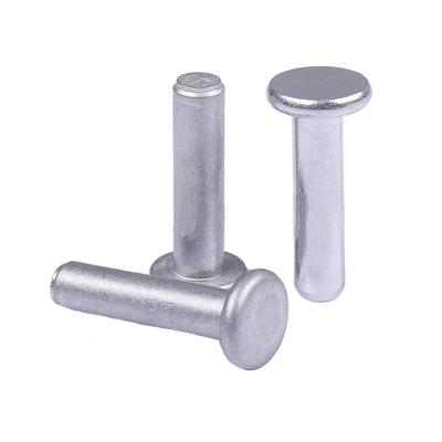 China Wholesale Bulk Fasteners Tinners Aluminum Flat Head Rivet Rivets Metal Solid Rivet Screw for sale