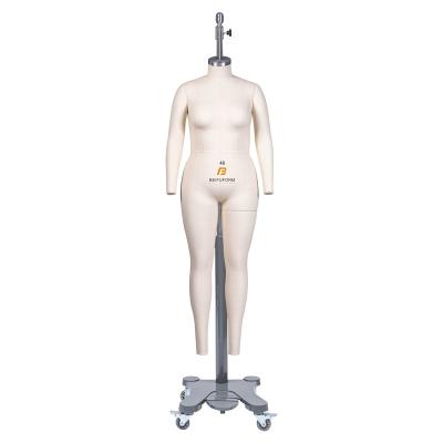 China Can Be Beifuform EU Size 48 Full Body Female Mannequin Curvy Dress Form For Mannequin Sewing Designer for sale