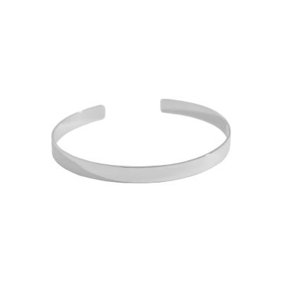 China FASHIONABLE Polished Minimalist 925 Sterling Silver Bracelet 925 Sterling Silver Jewelry for sale