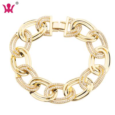 China CLASSIC 18K Gold Plated Fashion Style Bracelet For Women&Girls for sale