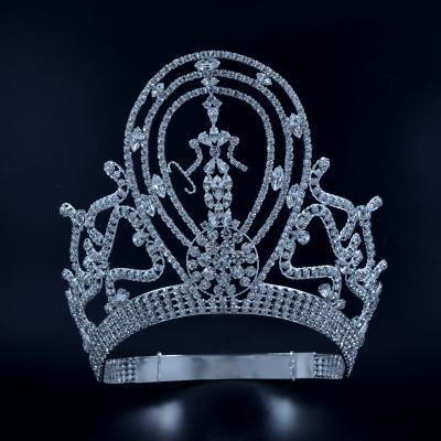 China Mo134 Lager Adjustable Miss Universe Classic Pageant Princess Hair Jewelry Accessories for Miss Universe Pageant Event Crown for sale