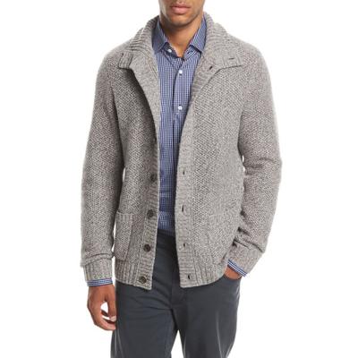 China Hot Selling Anti-wrinkle Long Sleeve Mens Knitted Cardigan Sweater Knitted Coat for sale