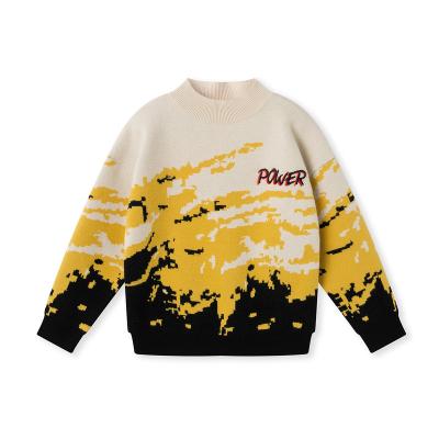 China Custom Anti-wrinkle Factory OEM and ODM Kids Long Sleeve Sweater Children Clothing Knitwear Sweater Kids Clothes Baby Sweater for sale