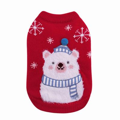 China Outnet Viable Dog Clothes Hot Selling High End Luxury Designer Dog Cat Christmas Factory Price Graphic Sweater Dog Sweater Costumes for sale