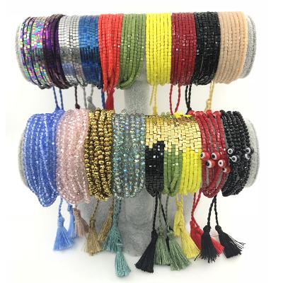 China Handmade Bohemian Bracelet of Environmentally Friendly Beaded Tassel Bracelets for sale