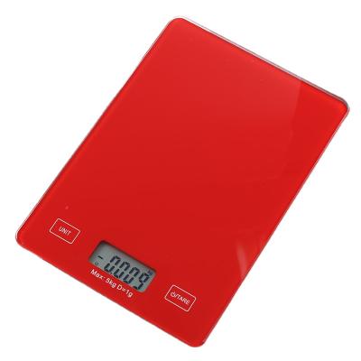 China WITH LID High Quality Household Food Weighing Digital Division OEM Electronic White Blue Kitchen Scale for sale