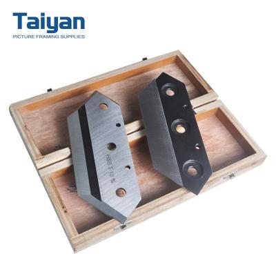 China TS-B12 810 Double Side Picture Frame Stainless Steel Blade Blade For Wood Frame Slitter Machine Tool Accessories for sale