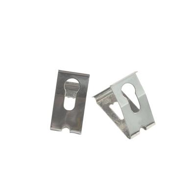 China Photo Frame TS-K174 820 Sliver PW18-2 Clips For Frame Hardware Tower Bottom Clip Frameless Picture for sale