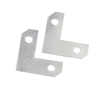 China TS-K141 850 Room Code Attaching Corner Silver Plated 2 Holes Corner Code For Photo Frame Hardware Accessories for sale