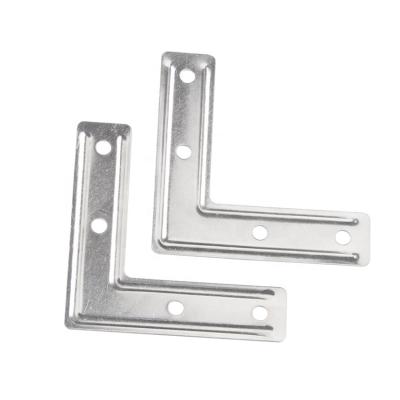 China TS-K134B 850 Hall Tie Code 4 Holes Solid Silver Plated Corner Code For Photo Frame Hardware Accessories for sale