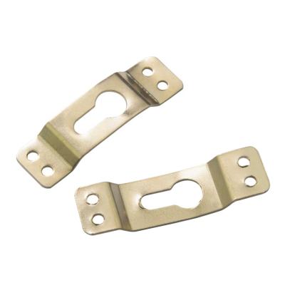 China TS-K108 810 Industrial Gold Hanger Heavy Duty 4 Hole Oil Painting Frame Wall Mount Keyhole Hanger 810 Ready To Ship for sale