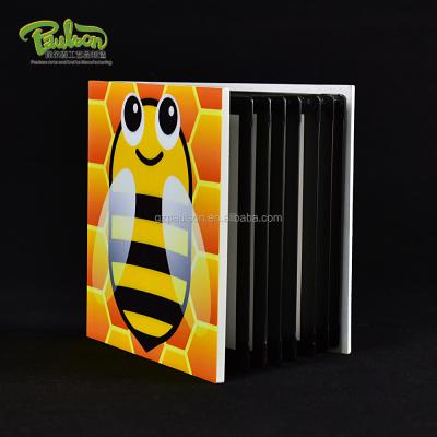 China Wood ; Customized Wooden Children's Cartoon Photo Album Growth Photo Album for sale