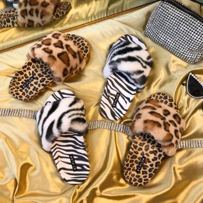 China Light Leopard Summer Women Sandals 2021 Custom Logo Slippers or Women and Ladies for sale