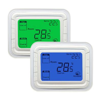 China Central Air Conditioner System AC Thermostat Factory Central Air Conditioner Cooling / Heating Temperature Controller T6865 Digital Room Thermostats for sale