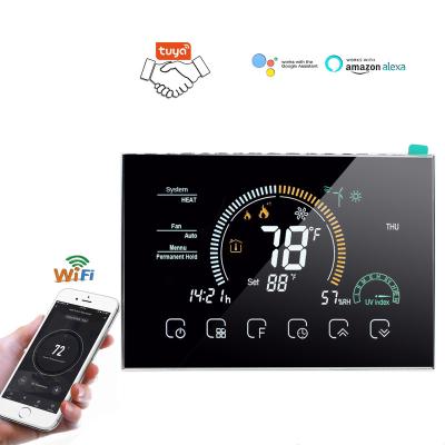 China Heat Pump Thermostat Control Heat Pump System With Auxiliary Heat Wifi Smartphone Control Thermostat for sale