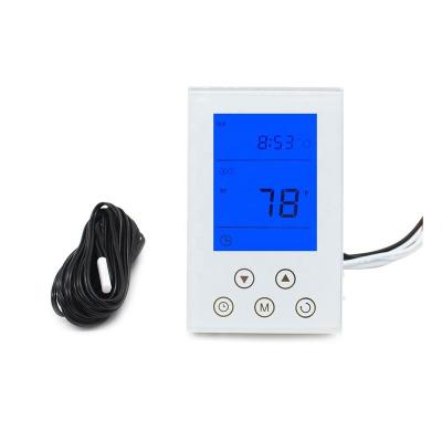 China Hotowell Xiamen Traditional Electric Floor Heating Digital Smart Thermostat for Radiant Heating System for sale