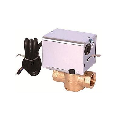 China HVAC 5 Wire Water Flow Control Zone ON/OFF Motorized Valve HTW-W27-5W for sale