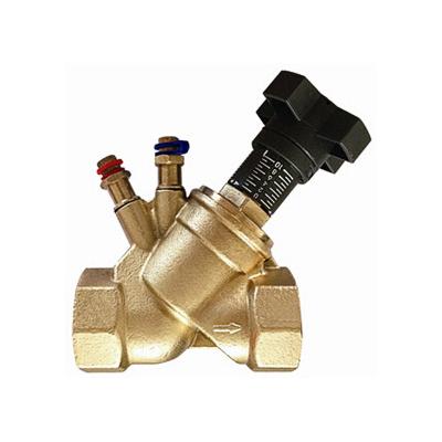 China General Bronze Manual 3 Difference Flow Static Balancing Valve For HVAC for sale